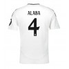 Real Madrid David Alaba #4 Hemmatröja 2024-25 Korta ärmar